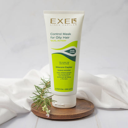 MÁSCARA ¨DOBLE ACCIÓN¨ con Pantenol, ext. de Salvia y Romero