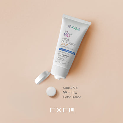 FOTOPROTECTOR SOLAR FLUIDO FPS 60. TOQUE SECO - BLANCO
