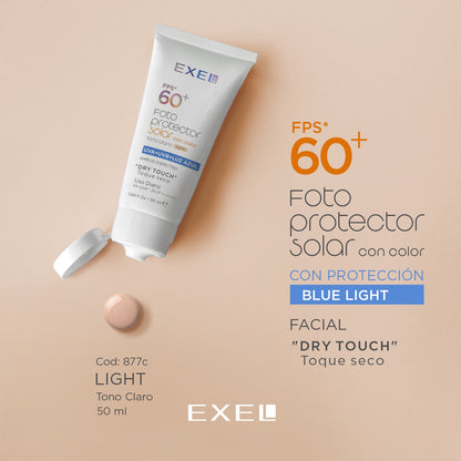 FOTOPROTECTOR SOLAR FLUIDO FPS 60. TOQUE SECO - CLARO