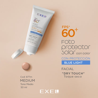 FOTOPROTECTOR SOLAR FLUIDO FPS 60. TOQUE SECO - MEDIO